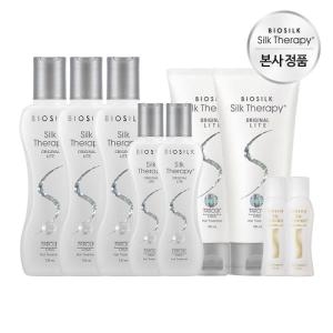 LG생활건강 실크테라피 오리지널 에센스 130mlx3개+60mlx2개+15mlx2개+트릿180mlx2