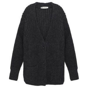 아워레가시 OUR LEGACY WAVE CARDIGAN GREY MELANGE CHUNKY WOOL W4223WCGM 웨이브 가디건