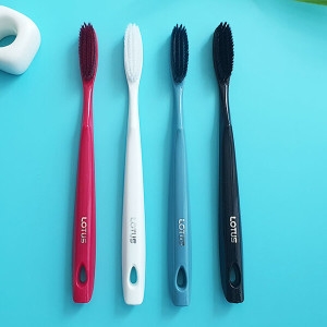 로터스  롱헤드 대형 칫솔 4개 세트 부드러운 치솔모