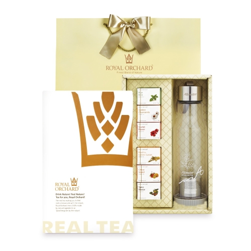 로얄오차드  여행용 3캔 티보틀 선물세트