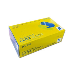 아베오  라텍스 글러브 S 100매 진료용장갑 파우더프리 병원용 의료용