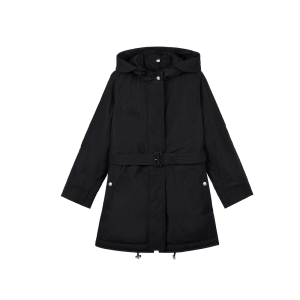 버버리 여성 포르토벨로 후드 자켓 블랙 야상 코트 80061211