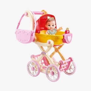 밀고가면 노래하는 콩순이 콩콩이 인형+유모차 세트