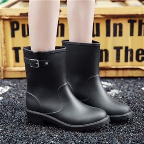 ONM 여자 블랙 레인부츠 DS-BB222 S8122072