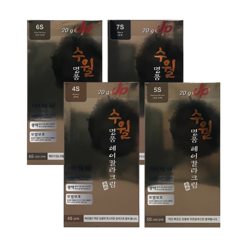 서울화장품 2+2 수월 명품헤어칼라크림 새치염색약 7S/6S/5S/4S - 에누리 가격비교