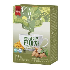 꽃샘식품 꽃샘 콘푸레이크 천마차 15개입
