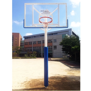 월드  고정식 농구대 단면 WDB-1057 초등용 H2600mm 일반용 H3050mm 농구골대