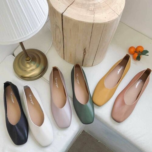W888D05  여성 단화 이쁜 신발  오피스룩 스타일 플랫