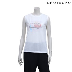 최복호 플라워 데일리 민소매 티셔츠 I2324489