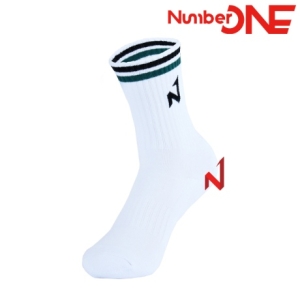 넘버원 스포츠양말 더블라인 NMS401 장목 남성