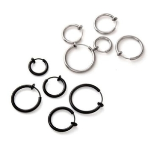 스마트보이  P0944w귀안뚫는 가짜 코입술 링피어싱 링귀찌 귀걸이 남녀공용