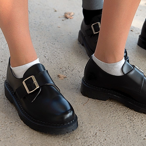 bsqt 몽크 스트랩 우먼 루시블랙