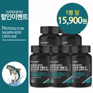 뉴센트리 프로테오글리칸 연어코연골 추출물 정 콘드로이친 글루코사민 콘드로이틴황산 5박스