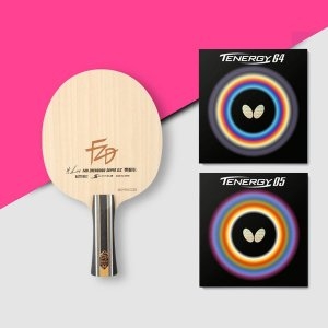 HTC 버터플라이 탁구라켓 판젠동 슈퍼ZLC+테너지 64 05 러버조합