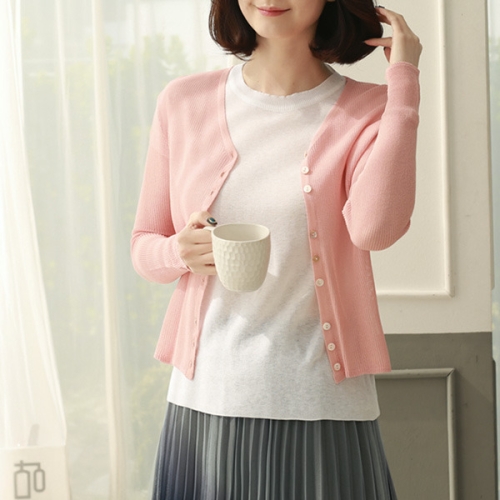 나인 버튼 쿨 가디건 VCD006