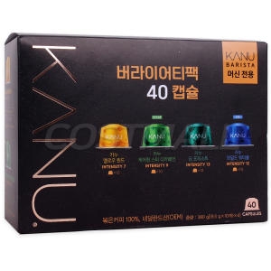 동서식품 카누 머신전용 바리스타 버라이어티팩 40캡슐 380g 코스트코