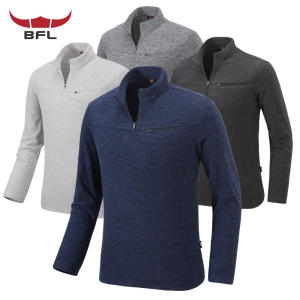 버팔로  남자 스판 등산티셔츠 등산복상의 집업티 등산복 아웃도어 긴팔 티셔츠 W025