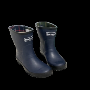 바버 남성 첼시 미드 레인부츠 네이비_LRF0084NY11