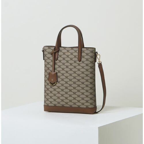 헤지스 여성 헤리아토 시그니처 패턴 미니 토트백_HIBA2E730K2