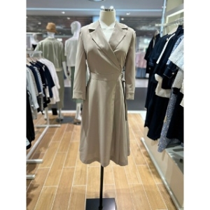 비지트인뉴욕 VY8OP20 랩 주름 긴팔원피스 39 블랙 66