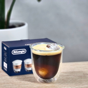 드롱기 카푸치노잔 이중 내열 유리 컵 270ml