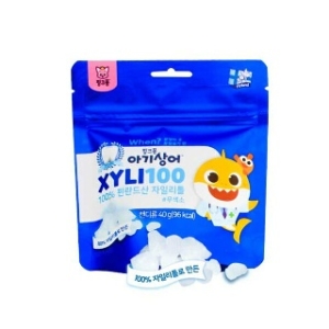 핑크퐁  아기상어 자일리100 40g 1개/핀란드산 자일리톨 무설탕캔디