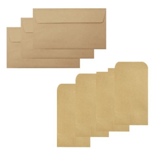 우진  크라프트 봉투 15매입 가로형 세로형 상품권 용돈 편지