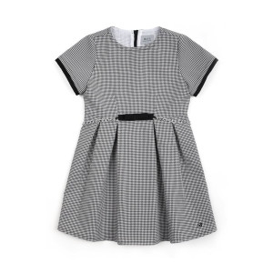 빈 BW22OP01BK 블랙체크 벨트 원피스