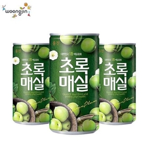 웅진 초록매실 180ml x 90캔 소캔