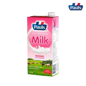 Parmalat Australia 폴스 스킴밀크 무지방 멸균우유 1L