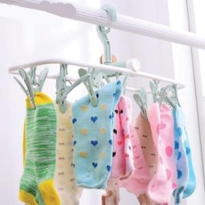 반디  사각양말집게 베란다 속옷 양말 빨래 사각 건조대