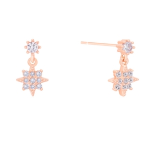 밀튼스텔리  네이버  MiltonStelle 실버 귀걸이 MSJ-SE200819RGWQ