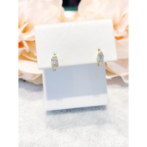 미니골드  10k 현대신촌전용 티니 오벌 큐 귀찌 EAMM0551