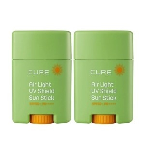 김정문알로에 큐어 UV쉴드 선스틱 20gX2 SPF50+PA