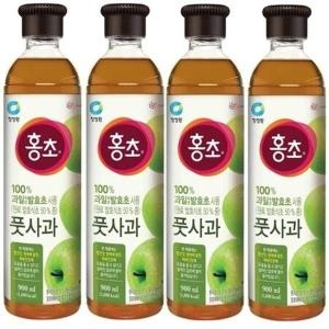 청정원 홍초 풋사과 900ml
