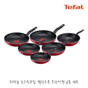 테팔  밸리드쿡 티타늄코팅 프라이팬 6종 (팬20,24,26,28,30+궁중28)