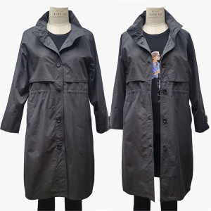 할마마마 차콜하이넥롱자켓 단추 국내제작 9764810