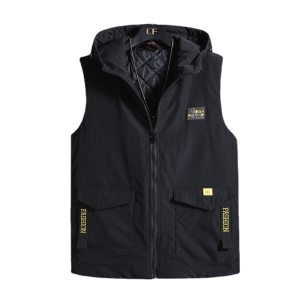 포맨 특대형 후드 조끼 루즈한 조끼 플러스 사이즈 4XL5XL6XL7XL 8XL 9XL 10XL 11XL 가을 겨울 패션 신상