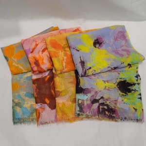 레노마 폴리 플라워 스카프 SRI224 로디아