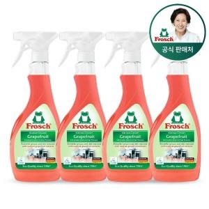 프로쉬 독일 다목적 자몽 기름때 주방청소 클리너 500ml 4개