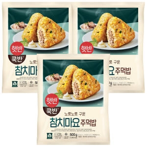 CJ제일제당  햇반 쿡반 치킨갈릭마요주먹밥 500g