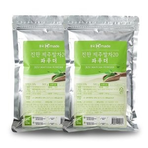 흥국  진한제주말차20 파우더 500g 2개세트