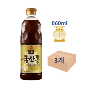 샘표 국산콩 양조간장 프리미엄 860ml