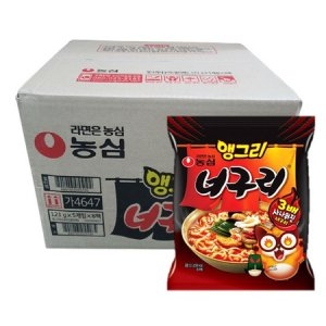 농심  너구리 1BOX 40봉 라면 봉지라면