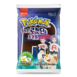 삼립  포켓몬빵 돌아온 로켓단초코롤 85g