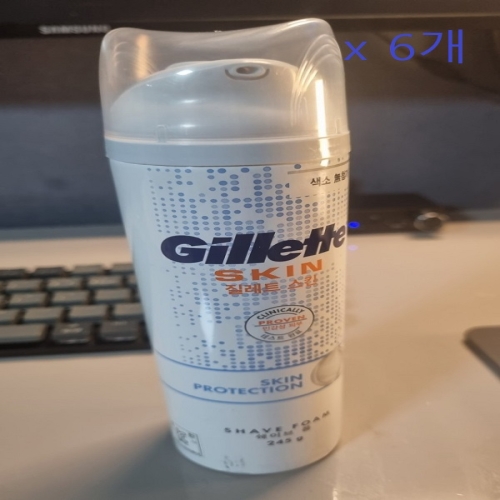 질레트 스킨텍 쉐이빙폼 245g