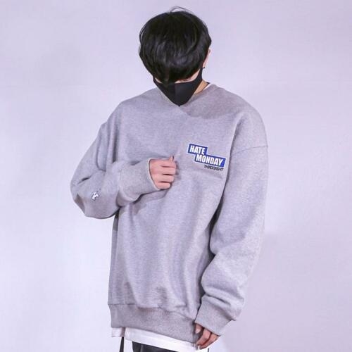 마스 MAS 헤이트 먼데이 맨투맨_그레이 8023748