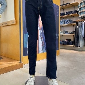 리바이스 남성 502 테이퍼드 겨울 기모 생지 청바지_502-1106