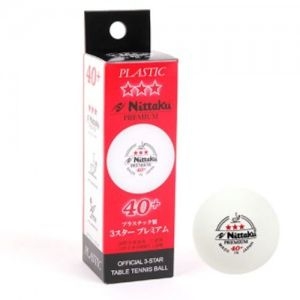 닛타쿠  3성 프리미엄 탁구공 3개입 시합구 공인구