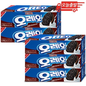 크래프트  오레오 초콜릿 샌드위치 쿠키 초콜릿 크림 100g